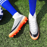 Football Shoes Men's Soccer Boots Non Slip Lightweight Wear Resistant Ankle Protect Arch Elastic Comfort MartLion   