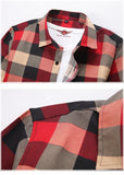 Mens Blouse Blue Gradient Striped Men Dress Shirt Tops Casual Business Plaid Print Long Sleeves MartLion   