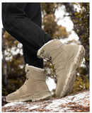 Men's Tactical Hiking Boots Shock-absorbing and Anti Slip Desert Boots Outdoor Camping Hiking Work Shoes Winter Boots MartLion