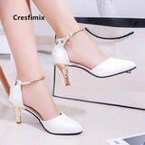 women stylish high heel pumps lady party spring summer 5.5cm high heels pink shoes MartLion   