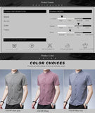 Men's Short-sleeved Seasonal Shirt with Stand Collar Linen Casual Daily Large Pocket Stand Collar Half Sleeve Shirt MartLion   