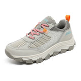 Outdoor Breathable Mesh Casual Sneakers Men's Slip Resistant Lightweight Shoes Trendy Footwear MartLion Beige 36 