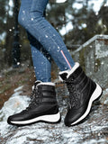 Shoes Women Winter Cotton Shoes Platform Work Outdoor Anti Slip Warm Plush Shoes Light Casual Snow Boots MartLion   