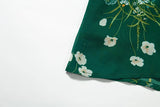 Women Spaghetti Strap Green Midi Dress Summer MartLion   