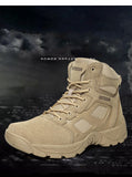  Military Boots Men's Summer Tactical Breathable Light Army With Side Zipper Outdoor Camping Mart Lion - Mart Lion