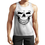 Cool Skull 3D Print Men's Tank Tops Casual Hip Hop Graphic Streetwear Fitness Summer Sleeveless Shirts