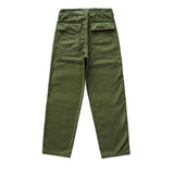 Pants Military Pants  Classic Olive Sateen Men's Baker Pants Satin Cotton Straight Fit MartLion   