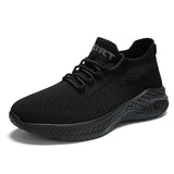 Running Shoes Man's Casual Shoes Walking Sneakers Zapatillas Hombre Deportiva Breathable Gym Mart Lion Black 36 