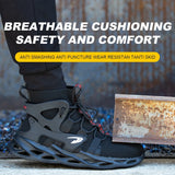 Work Boots Indestructible Safety Shoes Men's Steel Toe Puncture-Proof Work Sneakers Adult Work MartLion   