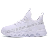 Kids Shoes Running Girls Boys School Spring Casual Sports Sneakers Basketball MartLion Ivory 21 