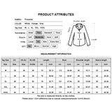 Men's Clothes Casual Solid Color T-shirt Pullover Button Turn-down Collar Daily Tops Long Sleeve Shirt Men Clothing MartLion   