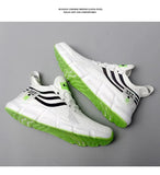 Men's Shoes Breathable Classic Running Sneakers Outdoor Light Mesh Slip on Walking MartLion   