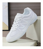 Girls White Cheerleading Shoes Lightweight Youth Cheer  Sneakers kids Breathable Dance fitness Shoes  women MartLion   