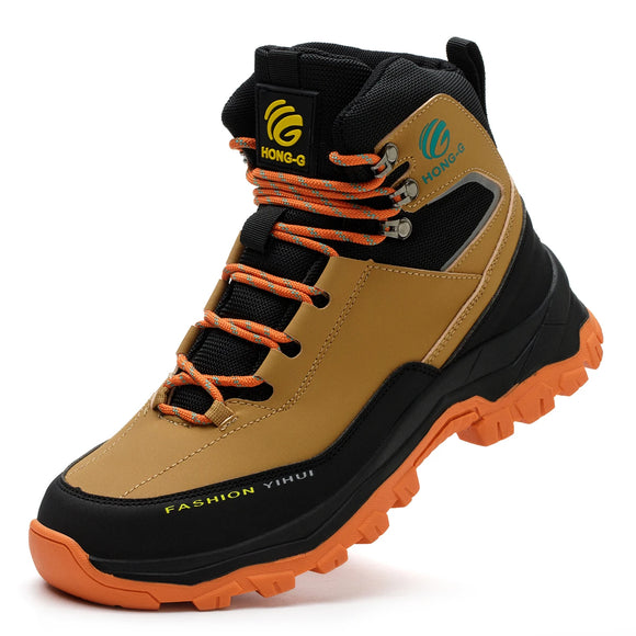 Work Safety Shoes Men's Anti-smash Work Shoes With Steel Toe Shoes Men Work Boots Anti-stab Safety Sneakers Male Safety Boots MartLion