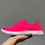Women Shoes Knitting Sock Sneakers Women Summer Slip On Flat Shoes Women Loafers Flats Walking Shoes MartLion