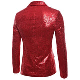 Spring and Autumn Men's Wear Large Casual Dance Sequins Suit Suit Jacket blazers MartLion   