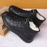 Men Cotton Shoes  Winter Plush Insulated Shoes Cold Snow Resistant Work MartLion   