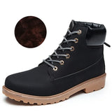 Spring Autumn Women Boots Riding Equestrian Ankle Ladies Platform Lace-Up Shoes MartLion