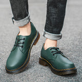 Men Leather Shoes Women Work Shoes Leather Retro Male Female Outdoor Casual  Shoes MartLion   