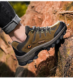Outdoor Men's Sneaker Winter Couples Casual Shoes Mountaineering Shoes Men's Leather Walking Shoes Large Footwear MartLion