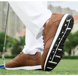  Shoes Men's Spike less Golf Sneakers Outdoor Walking Golfers Luxury Walking MartLion - Mart Lion