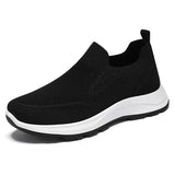 Same style couple shoes men's and women spring breathable single one foot soft sole and healthy cloth MartLion G-D65-Women-Black 36 