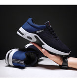 Running Shoes Men's Lightweight Designer Mesh Sneakers Lace-Up Outdoor Sports Tennis Mart Lion   