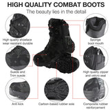 Men's Boots Military Combat Shoes Outdoor Sport Climb Mountains Cross Country Sneakers MartLion   