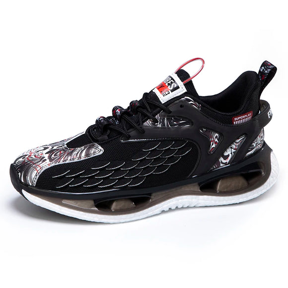 Athletic Casual Men's Shoes Anti-slip Outdoor Classic Running Mesh Footwear MartLion black 39 