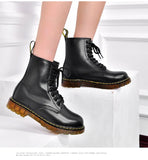 Men's Autumn High Help Work Wear Short Boots British Outdoor Waterproof Leather Vintage British Style Leather MartLion   