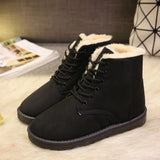 Women Winter Snow Boots Warm Platform Lace Up Ladies Women's Shoes MartLion   