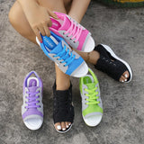 Sandals Lady Platform Chunky Women's Open Toe Casual Summer Sports Shoes MartLion   