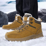 Winter Men Boots Warm  Outdoor Men's Snow Boots Non-slip Men Cotton Boots Lightweight Waterproof Working Ankle Boots MartLion   