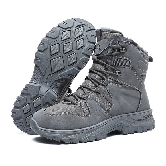 Men's Tactical Hiking Boots Shock-absorbing and Anti Slip Desert Boots Outdoor Camping Hiking Work Shoes Winter Boots MartLion