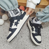 Autumn Men's Casual Sneakers Creative Skateboard Shoes Tennis Sport Running Platform Flats Non-slip Jogging Trainers Mart Lion   