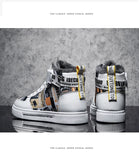 Winter Warm Plush Sneakers Men's Women Printed High-top Flat Shoes Casual zapatillas de hombre MartLion   