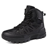 Winter Men's Military Tactical Boots Combat Special Force Desert Army Ankle Outdoor Work Safety Mart Lion 806-black 42 