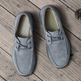 Golden Sapling Casual Shoes for Men's Retro Leather Flats Platform Loafers Leisure Footwear Outdoor MartLion   