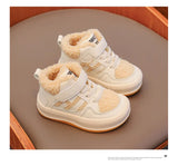 Girls Cotton Shoes Children Plush Thickened Anti-skid Boys Warm Sports Baby Soft Winter Sneakers MartLion   