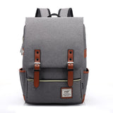 Oxford Waterproof Laptop Backpacks Large Capacity Men's Canvas Travel Bag Women Students School Books Backpack Mart Lion Light Grey 16 Inches 
