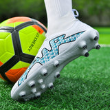 Society Soccer Cleats Soccer Shoes Men's Training Sport Footwear Professional Field Boot Fg Tf Soccer Mart Lion   