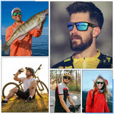 Polarized Sunglasses Fishing Eyewear Sports Glasses for Men Women Outdoor Cycling Camping Driving Surfing MartLion   