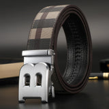 Belt Men's B Letter Automatic Buckle 3.5cm Wide Leather Casual Belt for jeans Ceinture Homme MartLion   