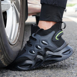  Staleneus Men's Work Shoes Boots Indestructible Sneakers Anti-smash Anti-slip Restaurant Kitchen Footwear Mart Lion - Mart Lion