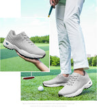 Waterproof Golf Shoes Men's Sneakers Spikeless Golfers Anti Slip Athletic MartLion   