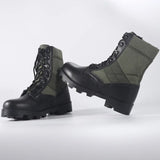 Lace Up Waterproof Outdoor Shoes Breathable Canvas Camouflage Tactical Combat Desert Ankle Boots Military Army Men's MartLion STYLE 5 39 