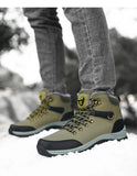 Men's Winter Snow Boots  Waterproof Sneakers Warm Plush Climbing Boots MartLion   