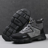security boots men's work safety sneakers Work shoes with steel toe anti slip anti puncture indestructible MartLion   