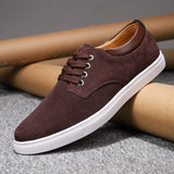 Leather Shoes Men's outdoor Casual Sneakers suede Leather Loafers Moccasins Footwear Mart Lion   