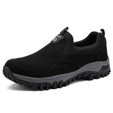 Men's Sneakers Fall Casual Shoes Breathable Zapatillas Hombre Slip-on Soft Platform Outdoor MartLion black 37 